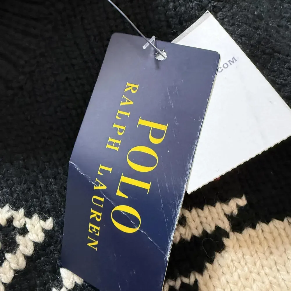 POLO RALPH LAUREN New With Tags Navy Snowflake‎ Turtleneck Sweater Child's 4T